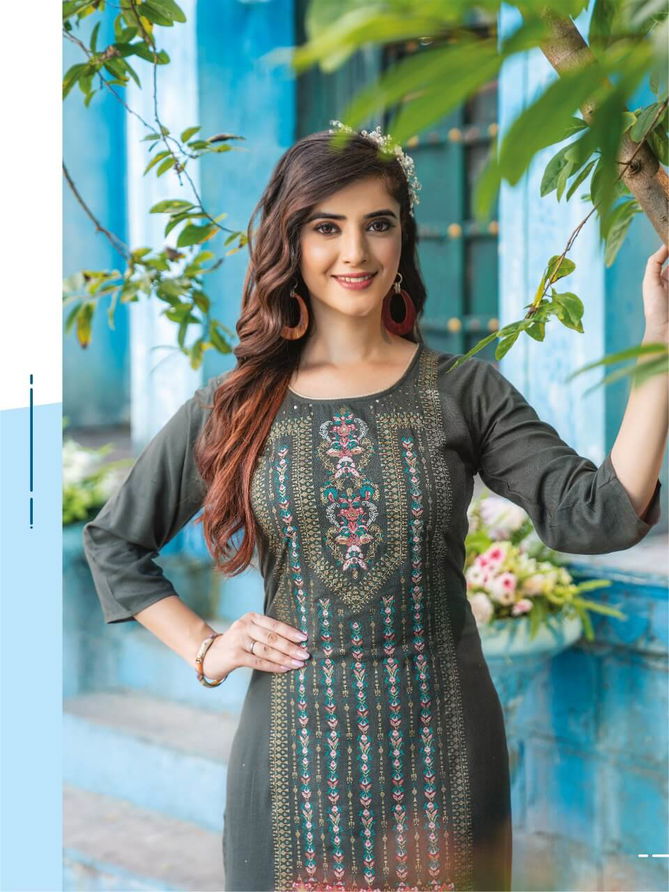 Heritage Kimaya 4 Regular Wear Wholesale Designer Kurtis
